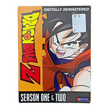 Dragon Ball Z Season 1 2 DVD Box Set Remastered New Sealed Anime Collection