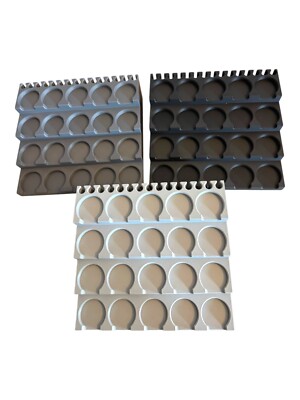 Paint Stand for Citadel Paint Pots with Paint Brush Holder, Miniature Painting