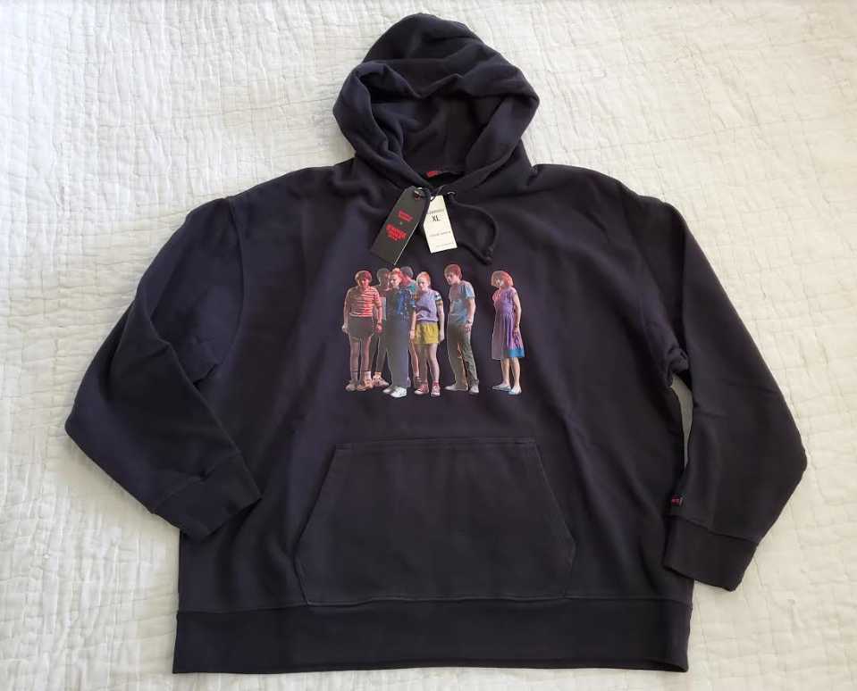 NEW MEN'S XL LEVI'S X STRANGER THINGS STEVE'S SWEATSHIRT HOODIE | eBay