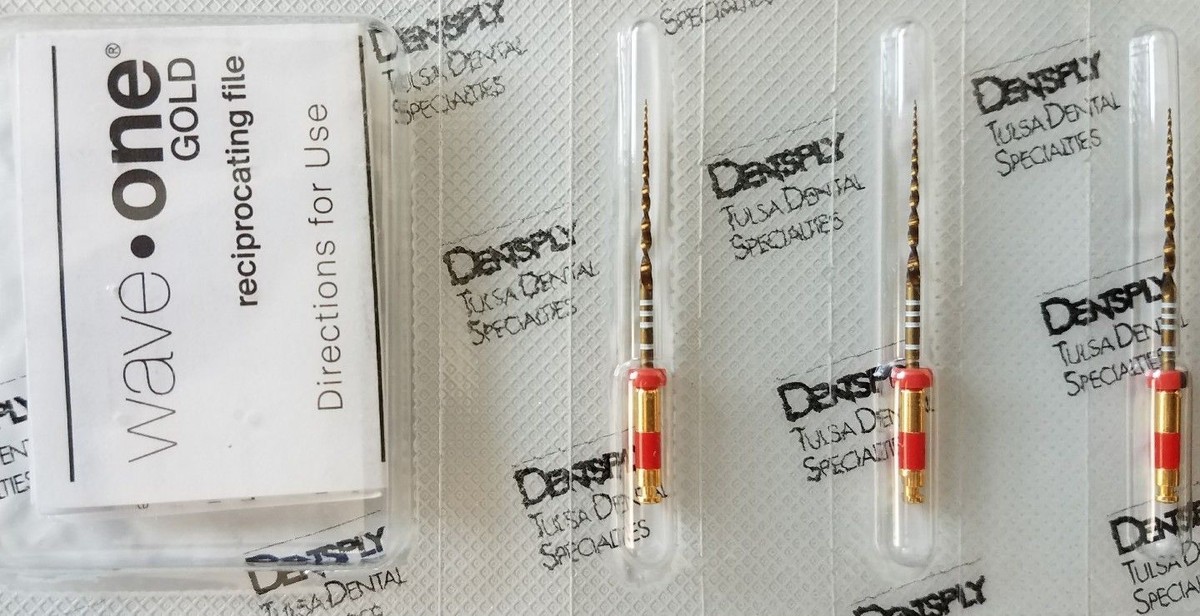 Endodontic File Dentsply Wave One Gold Primary S - 25mm Root Canal ...