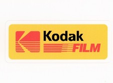 Kodak Film Logo Sticker Reproduction 