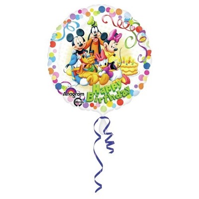 Folienballon ''Mickey Mouse - Happy Birthday'' (ca. 43 cm)