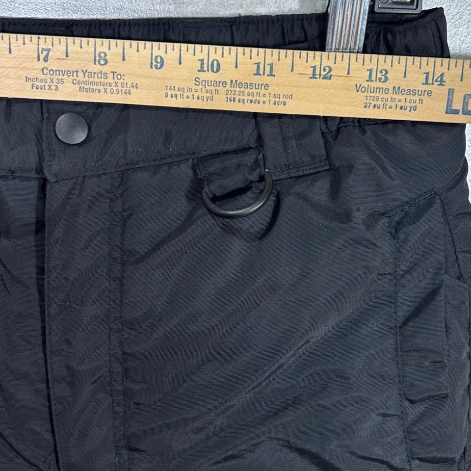 Pantalones de nieve Athletech para niños negros invierno esquí aislados grandes 10/12 Foto 4 de 4