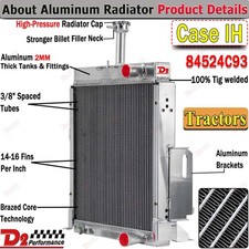 3 Row Radiator Fit Case IH Tractor 484 485 574 585 685 784 885+ 84524C93