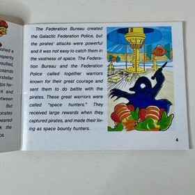 Manual de instrucciones Nintendo NES Metroid solo original aut&eacute;ntico