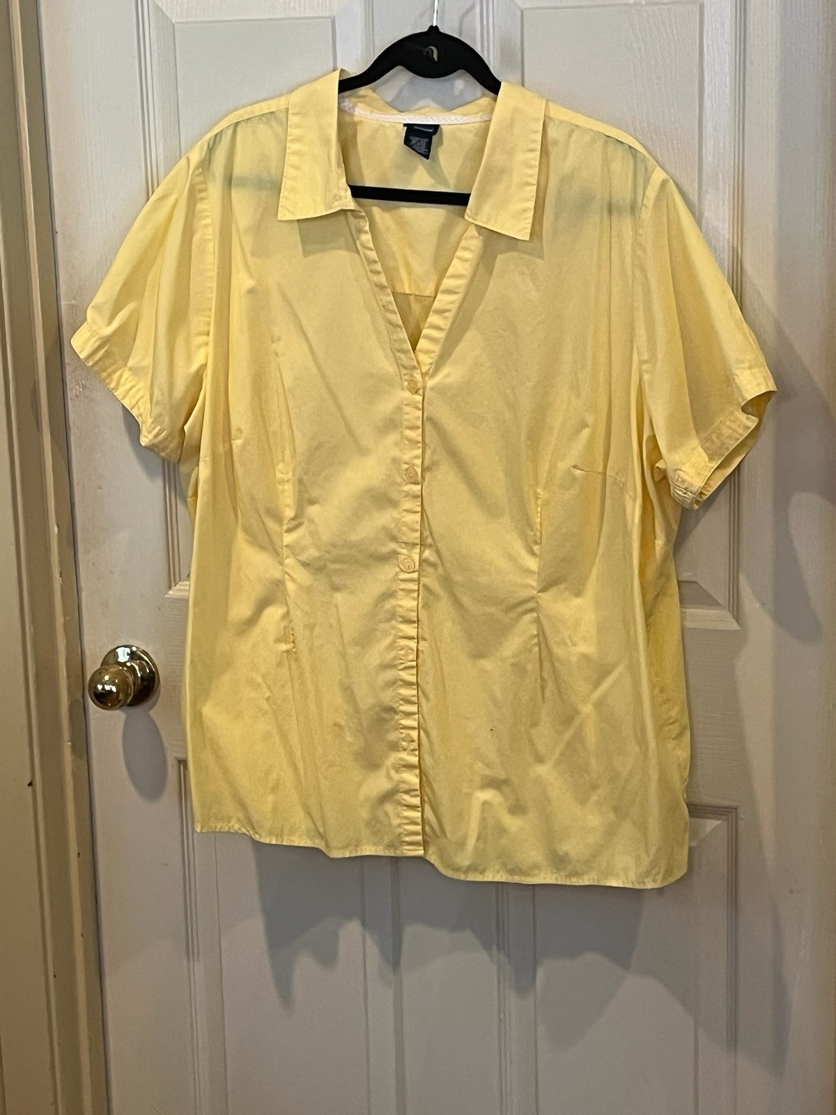 Basic Editions 3x Yellow Blouse - image 1