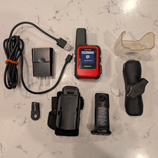 "Bundle"Garmin inReach Mini Handheld GPS SOS w/ Clip Mount USB