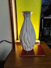 royal haeger vase Lava Pebbles Glaze Blue Interior