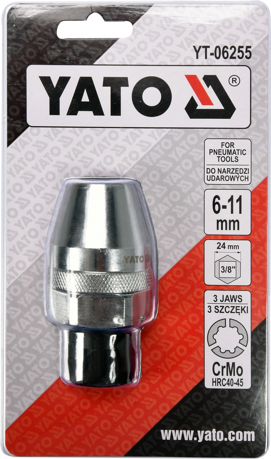 Fits YATO NARZ�DZIA YT-06255 IMPACT UNIVERSAL STUD EXTRACTOR