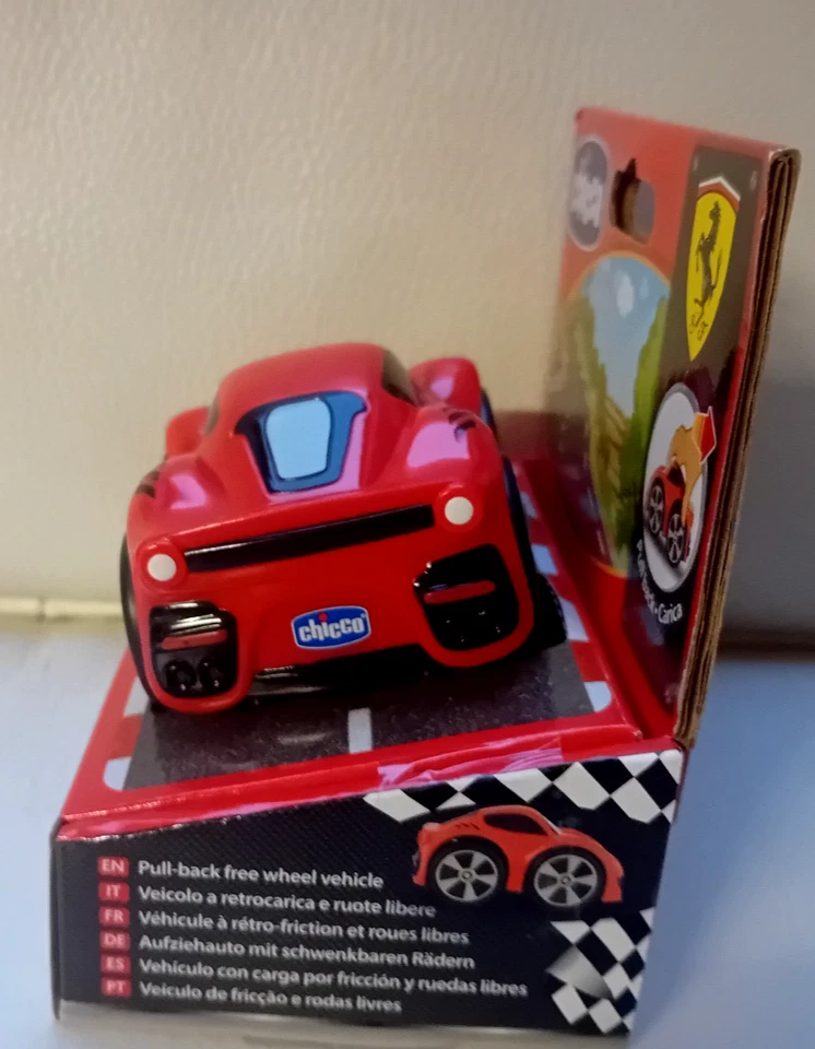 CHICCO FERRARI F12 tdf MINI TURBO TOUCH retrocarica auto modellino art. 57262 - Immagine 3 di 4