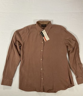 MADISON CREEK LADIES CLAIRE SOLID LONG SLEEVE SHIRT Copper 2XL