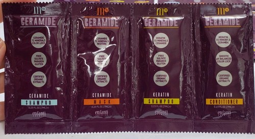 ENFANTI M72 Ceramide Shampoo Conditioner Maske Keratin Probe Reise Packungen Posten 7 - Bild 2 von 5