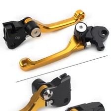 Pivot Brake Clutch Levers Fit YAMAHA YZ 250F YZ 426F YZ 450F 2009-2020 Gold po