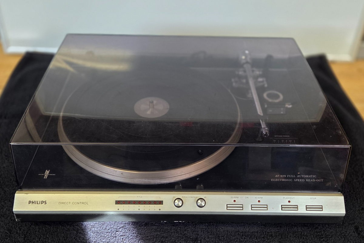 PHILIPS FULL AUTOMATIC TURNTABLE AF-829 | eBay