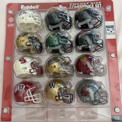 VINTAGE PAC 12 REVOLUTION CONFERENCE SET HELMETS FOOTBALL