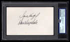 SANDY KOUFAX DON DRYSDALE PSA/DNA SIGNED INDEX CARD AUTOGRAPH BASEBALL DODGERS