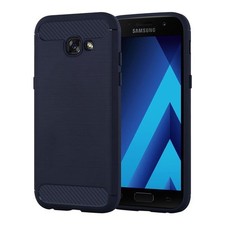 Case for Samsung Galaxy A3 2017 Protection Phone Cover TPU Silicone Carbon