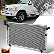 For 04-06 Toyota Tundra w/ Double Cab Factory Style Aluminum Core A/C Condenser