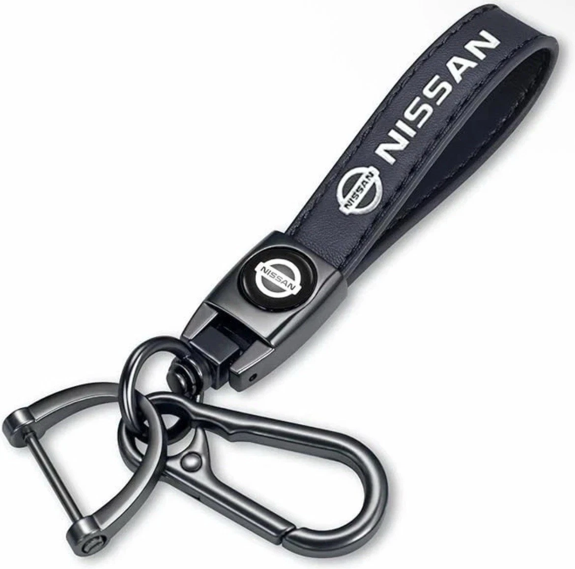 Nissan Frontier Teardrop Key Ring – Black Metal Keychain (Au-tomotive Gold KCK.FRO)