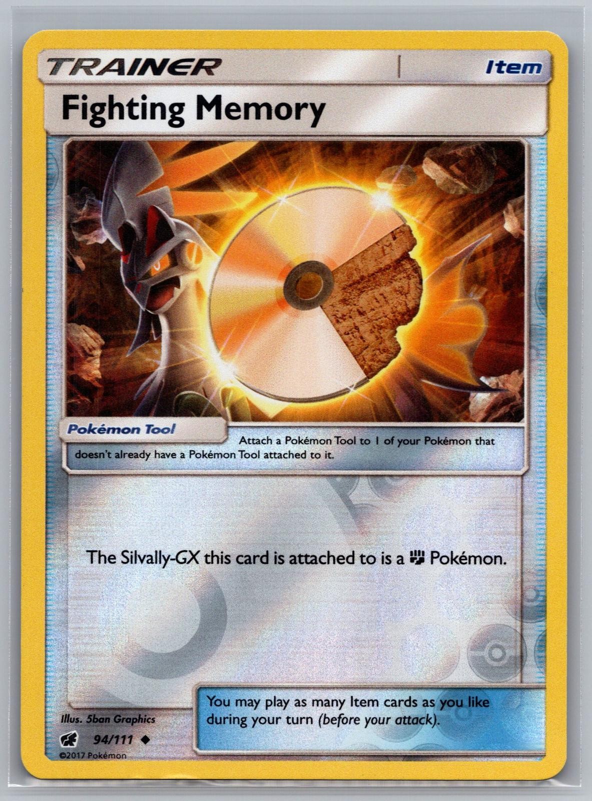 Fighting Memory 94/111 Uncommon Crimson Invasion Pokemon Reverse Holo LP