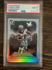 2025 PANINI DONRUSS DOWNTOWN 9 CEEDEE LAMB PSA GEM MINT 10