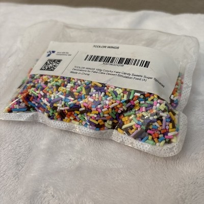 77g Fake Sprinkles Resin Sprinkles Fake Candy Sprinkles Clay Sprinkles Polymer