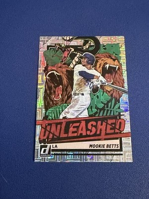 2021 Panini Donruss - Unleashed Mookie Betts #UNL9 Vector Card 
