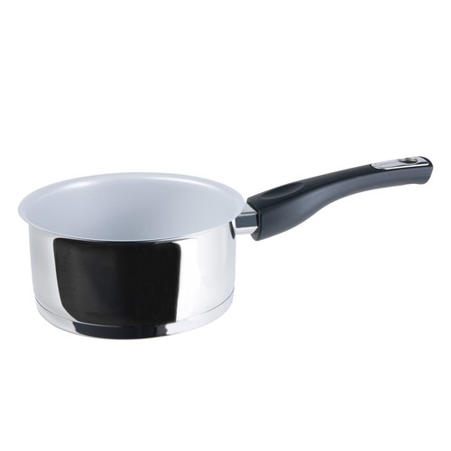 GENIUS Stielkasserolle CERAFIT STEEL mit Keramik-Beschichtung 16 cm 1,6 Liter - Bild 1 von 1