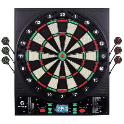 Elektronische Dartscheibe 34 Spiele 355 Variationen Dartautomat mit Voice Fun...