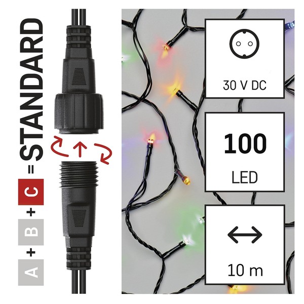 Lichterkette 10M 100 Leds IP44 Emos Connect System AußEnbeleuchtung-image