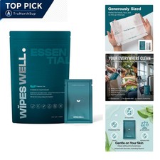 Travel Size Flushable Wipes Individually Wrapped 21ct All Skin Sensitive