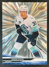 Ryker Evans 2024-25 Upper Deck #396 Outburst Silver Seattle Kraken