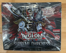 Yugioh Supreme Darkness Booster Box 1st Edition Factory Sealed