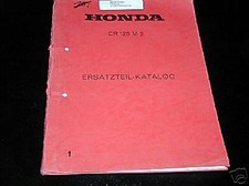 Parts Catalog/Ersatzteil-Liste Honda Cr 125 M 2