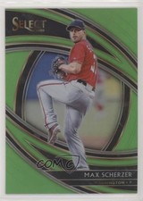 2020 Panini Select Premier Neon Green Prizm 58/99 Max Scherzer #151 ib6