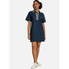 Everlane The Organic Cotton Polo Dress Blue Small