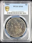 1884 $1 Morgan PCGS XF40