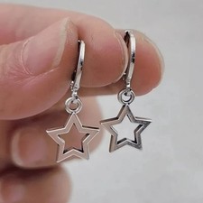 New Creative Star Hoop Earrings   Fashion Mini Star Jewelry for Women
