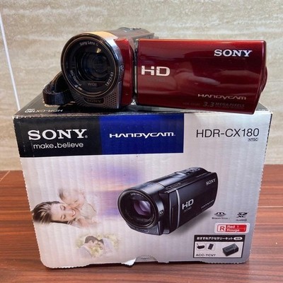 SONY HANDYCAM HDR-CX180 (良品） Sony Handycam HDR-CX180 Digital Video Camera Camcorder Red 32GB