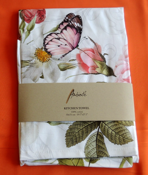 Ambiente Geschirrtuch Schmetterlinge Blumen BlüTen Amelia Geschirrhandtuch KüChe-image