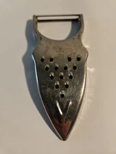 Vintage S & S Grater / Vegetable Peeler Arrow Head Shaped Kitchen Tool Metal