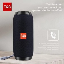 T G TG117 Bluetooth Speaker Portable Waterproof TWS TF Card FM Radio US