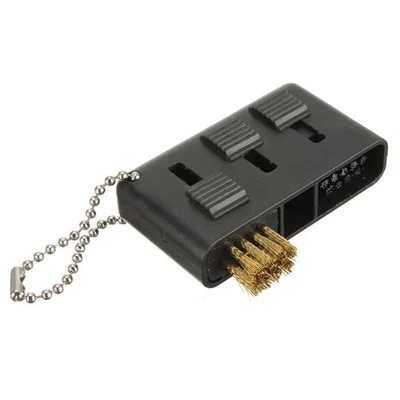 MARKENLOS Set Von Club Brush Groove Cleaner Schwarz K1G14690