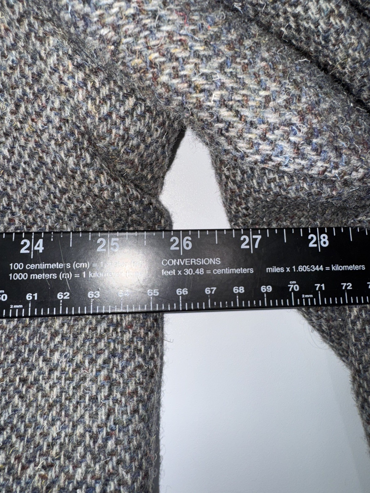 Pendleton Blazer Men's 50  gray Multi Herringbone… - image 13