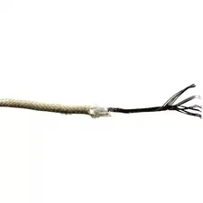 High Temp And High-Voltage Wire, Tggt, 18 Awg, Tan, Stranded, 600V Ac, 50 Ft,