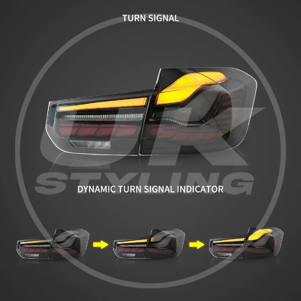 LUCES TRASERAS LED ESTILO GTS LÁMPARA SECUENCIAL PARA BMW SERIE 3 F30 F31 13-18 - Imagen 3 de 4