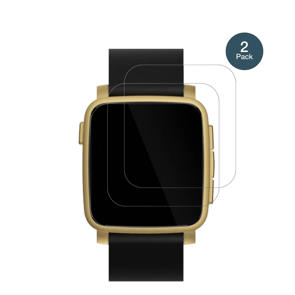 2x Screen Protector for Pebble Time 2 Flexible Glass 9H dipos - Изображение 2 из 4