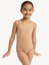 Dance Leotard Capezio TB142 Large Adult Tan Beige Ballet Tap Jazz