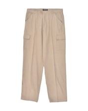 VINTAGE Herren Straight Cargo Hose W36 L33 Be...