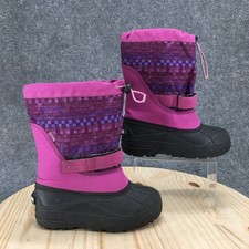 Columbia Boots Youth 5 Powderbug Plus II Winter Purple Pull On Mid BY1327-519